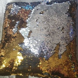 Mermaid sequin pillow